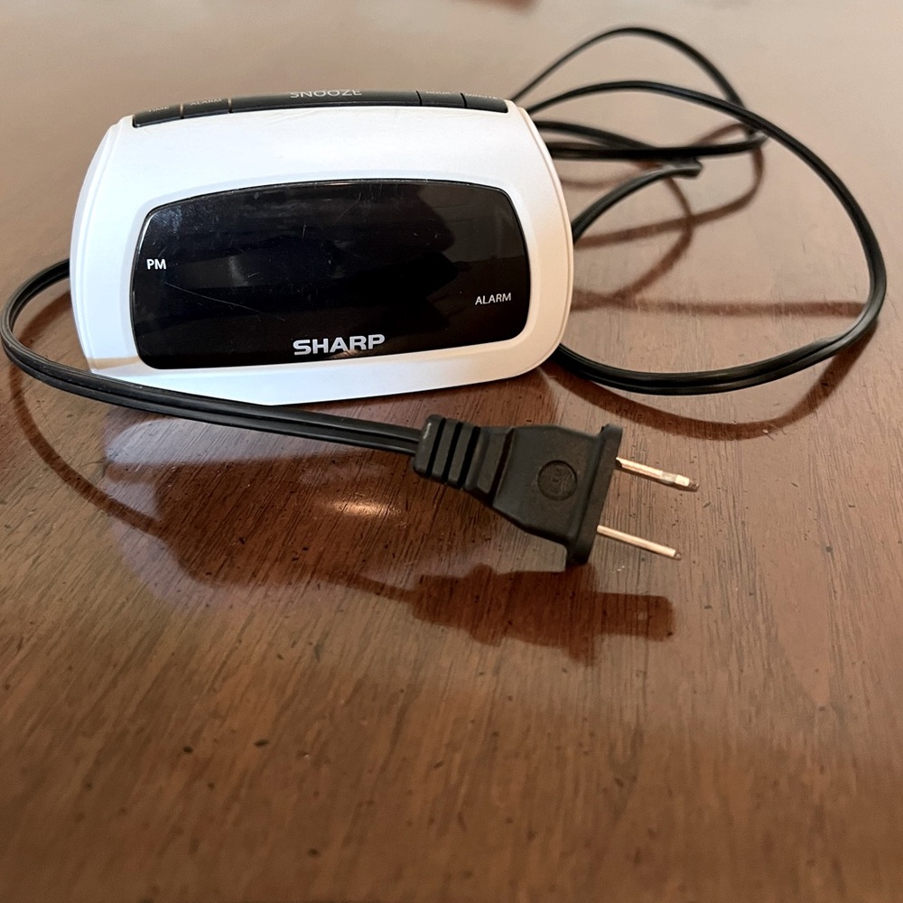 Bedside table clock